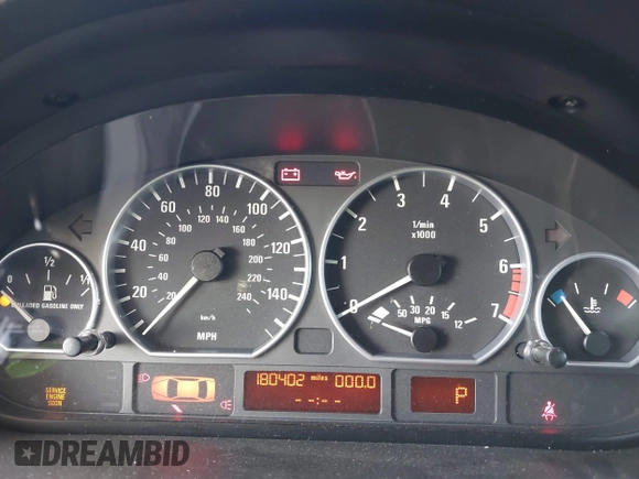 2002 BMW 3 Series 330i with VIN WBAEV53422KM20771, listed as a IAAI auction lot 42703688 with 180,402 mi miles and . Bid and sale history available at DreamBid. Image 7.