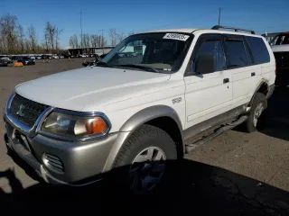 2002 Mitsubishi Montero Sport XLS with VIN JA4MT31R02J035331, listed as a Copart auction lot 42690835 with 0 mi miles and Salvage Title. Bid and sale history available at carsss.com. Image 1.