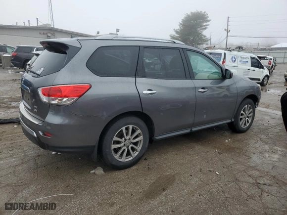 2016 Nissan Pathfinder Platinum with VIN 5N1AR2MM5GC624920, listed as a Copart auction lot 43809695 with 131,475 mi miles and Salvage Title. Bid and sale history available at carsss.com. Image 3.