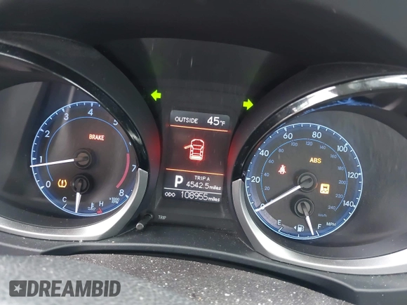 2016 Toyota Corolla L with VIN 2T1BURHE6GC665308, listed as a IAAI auction lot 41688060 with 108,955 mi miles and . Bid and sale history available at DreamBid. Image 7.