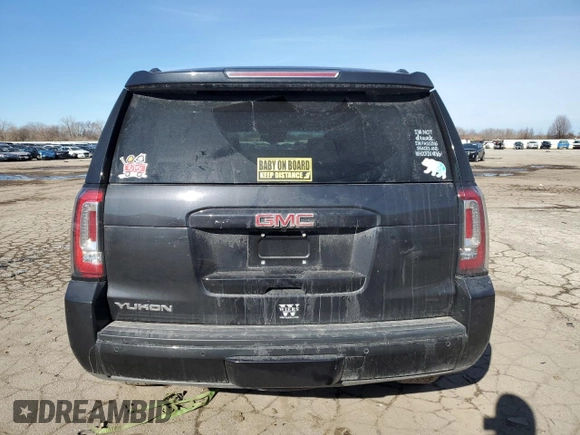 2020 GMC Yukon SLT with VIN 1GKS2BKC0LR162060, listed as a Copart auction lot 42538185 with 102,430 mi miles and Salvage Title. Bid and sale history available at carsss.com. Image 6.