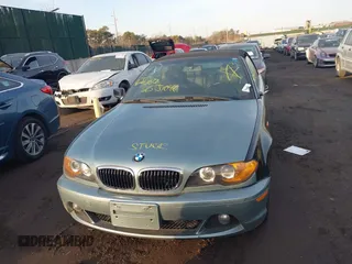 2004 BMW 3 Series 325Ci with VIN WBABW33474PG98269, listed as a IAAI auction lot 41457542 with 999,999 mi miles. Bid and sale history available at carsss.com. Image 6.