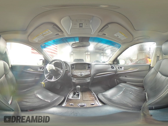2015 Infiniti QX60 with VIN 5N1AL0MM9FC552706, listed as a Copart auction lot 45138455 with 75,542 mi miles and Salvage Title. Bid and sale history available at carsss.com. Image 14.