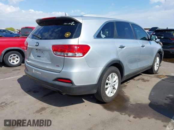 2017 Kia Sorento LX with VIN 5XYPGDA36HG280832, listed as a IAAI auction lot 42214948 with 120,318 mi miles and . Bid and sale history available at DreamBid. Image 4.