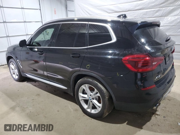 2020 BMW X3 xDrive30i with VIN 5UXTY5C06LLT36722, listed as a Copart auction lot 49319585 with 49,063 mi miles and Salvage Title. Bid and sale history available at DreamBid. Image 2.