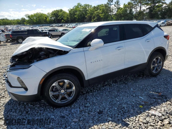 2023 Chevrolet Blazer LT with VIN 3GNKBCR44PS210816, listed as a Copart auction lot 55583275 with 62,553 mi miles and Salvage title. Bid and sale history available at DreamBid. Image 1.