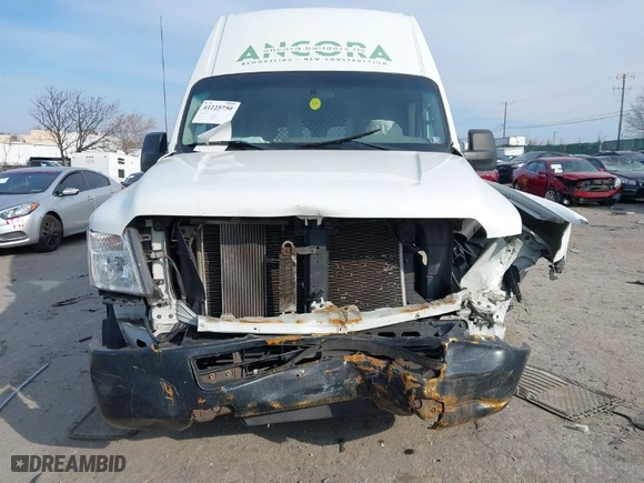 2017 Nissan NV Cargo SV with VIN 1N6BF0LY7HN811735, listed as a IAAI auction lot 41225750 with 136963 miles. Bid and sale history available at carsss.com. Image 6.