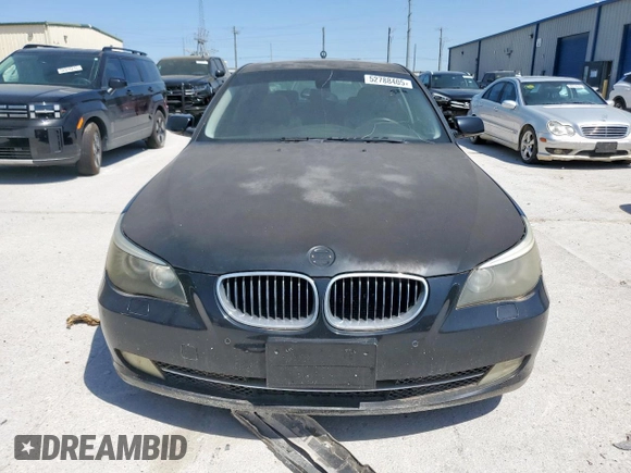 2008 BMW 5 Series 535i with VIN WBANW13568CZ82867, listed as a Copart auction lot 52788405 with Not Provided miles and Clean Title. Bid and sale history available at carsss.com. Image 5.