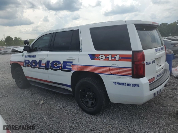 2020 Chevrolet Tahoe Commercial with VIN 1GNLCDEC7LR297600, listed as a Copart auction lot 62040194 with 110,868 mi miles and Salvage Title. Bid and sale history available at carsss.com. Image 2.