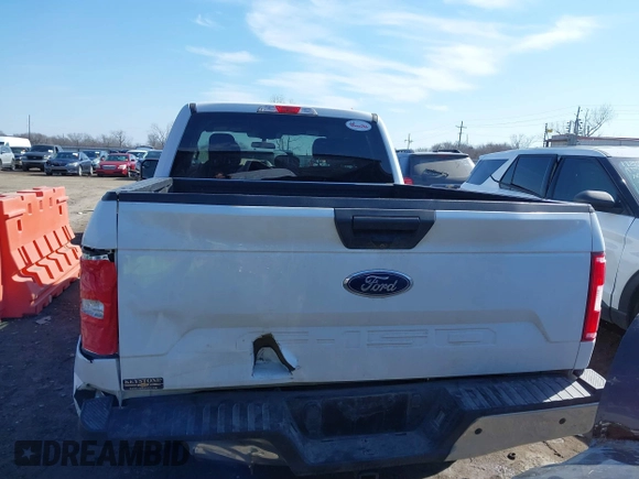 2019 Ford F-150 XL with VIN 1FTEX1EP0KKC95721, listed as a IAAI auction lot 41656043 with 95,375 mi miles and . Bid and sale history available at DreamBid. Image 16.
