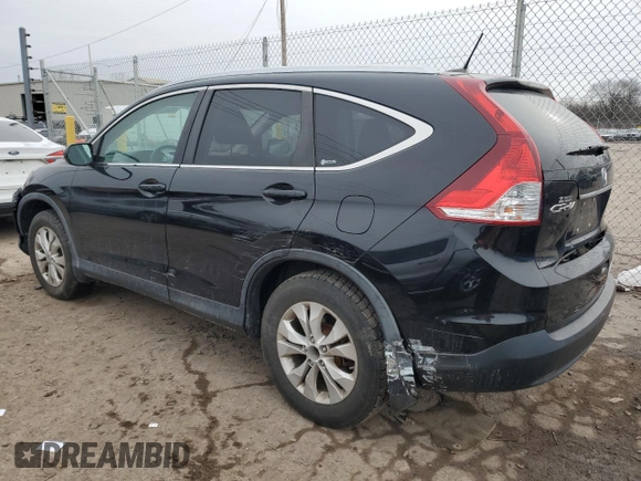 2012 Honda CR-V EX-L with VIN 2HKRM3H73CH511787, listed as a Copart auction lot 45417255 with 101,329 mi miles and Salvage Title. Bid and sale history available at carsss.com. Image 2.