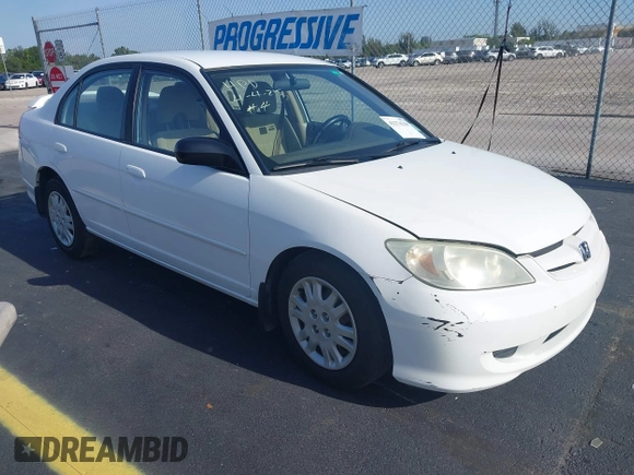 2004 Honda Civic LX z VIN 2HGES16574H551554, wystawiony jako IAAI lot #42274328 z przebiegiem 75 552 mil mil oraz . Historia ofert i sprzedaży dostępna na DreamBid. Obrazek 1.