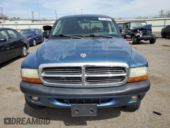 2004 Dodge Dakota Sport z VIN 1D7HG38N74S590407, wystawiony jako Copart lot #50175884 z przebiegiem 160 959 mil mil oraz Czysty tytuł • Clean title. Historia ofert i sprzedaży dostępna na DreamBid. Obrazek 5.