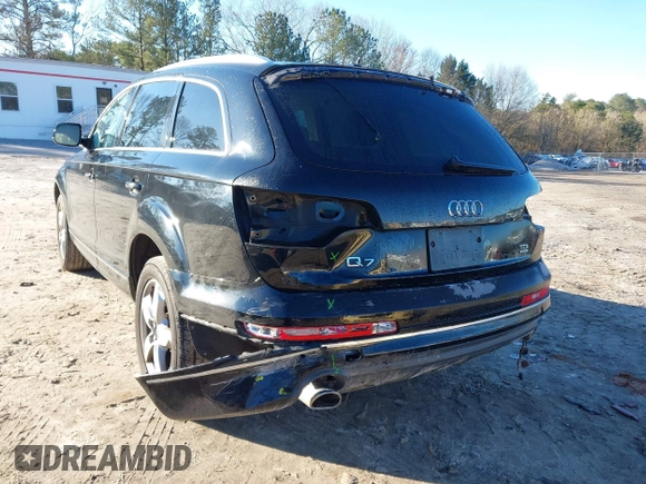 2015 Audi Q7 3.0L TDI Premium with VIN WA1CMAFE6FD019951, listed as a IAAI auction lot 41590509 with 125,000 mi miles. Bid and sale history available at carsss.com. Image 6.