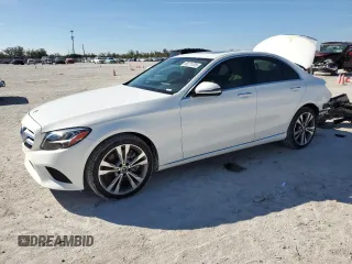 2019 Mercedes-Benz C 300 with VIN 55SWF8DB0KU304290, listed as a Copart auction lot 89271205 with 16,230 mi miles and Salvage Title. Bid and sale history available at DreamBid. Image 1.