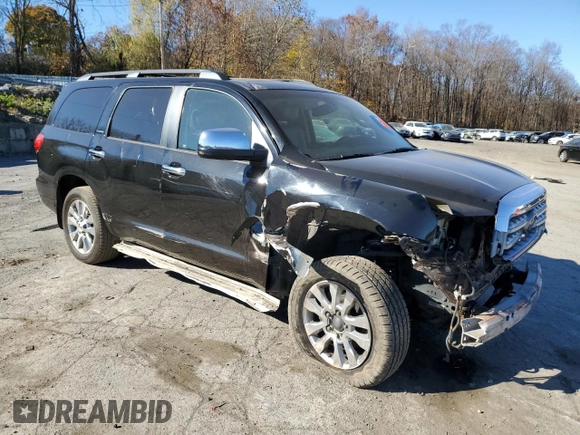 2010 Toyota Sequoia Ltd with VIN 5TDJY5G1XAS034017, listed as a Copart auction lot 79658644 with 196,643 mi miles and Salvage Title. Bid and sale history available at carsss.com. Image 4.