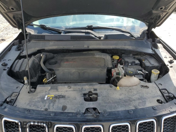 2017 Jeep Compass Latitude with VIN 3C4NJCBB0HT611440, listed as a Copart auction lot 57401485 with 128,319 mi miles and Salvage title. Bid and sale history available at DreamBid. Image 12.