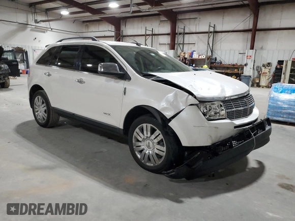 2009 Lincoln MKX with VIN 2LMDU68C99BJ01217, listed as a Copart auction lot 86025114 with Not Provided miles and Salvage Title. Bid and sale history available at DreamBid. Image 4.
