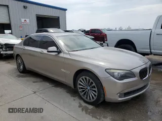 2012 BMW 7 Series 750Li with VIN WBAKB8C51CC962834, listed as a Copart auction lot 56592645 with 72,665 mi miles and Salvage title. Bid and sale history available at DreamBid. Image 4.