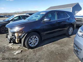 2020 Chevrolet Equinox LT with VIN 3GNAXUEVXLS701337, listed as a Copart auction lot 44204925 with 52,024 mi miles and Salvage Title. Bid and sale history available at carsss.com. Image 1.