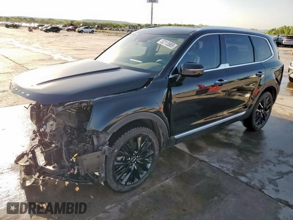2022 Kia Telluride SX with VIN 5XYP54HC2NG292029, listed as a Copart auction lot 52113985 with 66,248 mi miles and Salvage title. Bid and sale history available at DreamBid. Image 1.