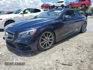 2019 Mercedes-Benz S-Class S 560 with VIN WDDXK8DB4KA038059, listed as a Copart auction lot 63028734 with 40,327 mi miles and Non Repairable. Bid and sale history available at carsss.com. Image 1.