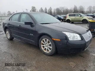 2008 Mercury Milan with VIN 3MEHM07Z18R664118, listed as a Copart auction lot 44212505 with 158,047 mi miles and Salvage Title. Bid and sale history available at carsss.com. Image 4.