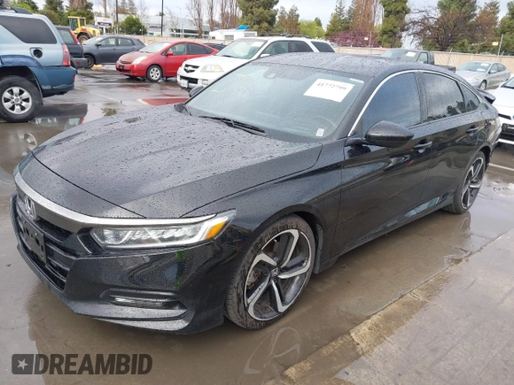 2018 Honda Accord Sedan Sport 1.5T with VIN 1HGCV1F3XJA198718, listed as a IAAI auction lot 41772799 with 120,475 mi miles. Bid and sale history available at carsss.com. Image 18.