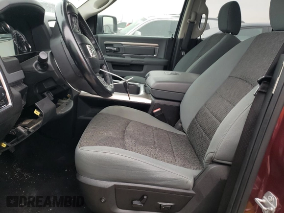2018 Ram 1500 Big Horn with VIN 1C6RR6LG7JS115037, listed as a Copart auction lot 42947065 with 132,434 mi miles and Salvage Title. Bid and sale history available at carsss.com. Image 7.
