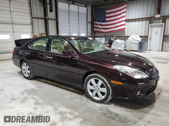 2005 Lexus ES 330 with VIN JTHBA30G455115214, listed as a Copart auction lot 86619964 with 88,706 mi miles and Salvage Title. Bid and sale history available at carsss.com. Image 4.