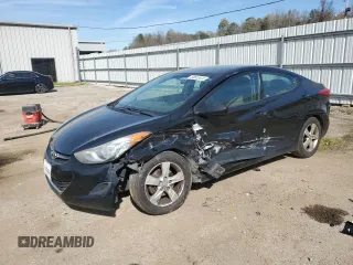 2013 Hyundai Elantra GLS z VIN 5NPDH4AE6DH384354, wystawiony jako Copart lot #50653675 z przebiegiem 165 375 mil mil oraz Szkody całkowita. Historia ofert i sprzedaży dostępna na DreamBid. Obrazek 1.