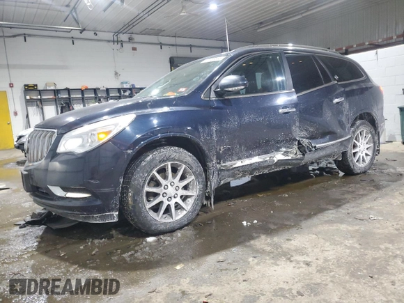2015 Buick Enclave Leather with VIN 5GAKVBKD8FJ164574, listed as a Copart auction lot 45952925 with 137,230 mi miles and Salvage Title. Bid and sale history available at carsss.com. Image 1.