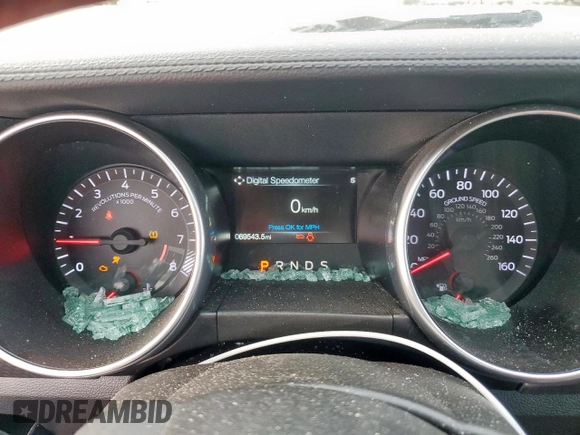 2019 Ford Mustang GT with VIN 1FA6P8CFXK5105693, listed as a Copart auction lot 50537475 with 69,543 mi miles and Salvage Title. Bid and sale history available at carsss.com. Image 9.