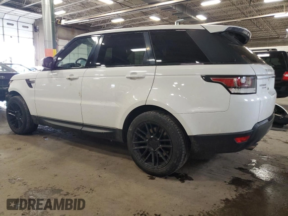 2017 Land Rover Range Rover Sport SE with VIN SALWG2FV5HA678911, listed as a Copart auction lot 43448845 with 98,550 mi miles and Non repairable. Bid and sale history available at DreamBid. Image 2.