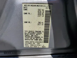 2016 Nissan Altima S z VIN 1N4AL3AP7GC182965, wystawiony jako Copart lot #56363415 z przebiegiem 151 857 mil mil oraz Szkoda całkowita • Salvage title. Historia ofert i sprzedaży dostępna na DreamBid. Obrazek 12.