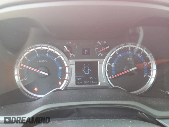 2018 Toyota 4Runner SR5 с VIN JTEZU5JR0J5173586, выставлен на аукционе Copart как лот 60914465 с пробегом 58 413 миль миль и Списание • Salvage title. История ставок и продаж доступна на DreamBid. Изображение 9.