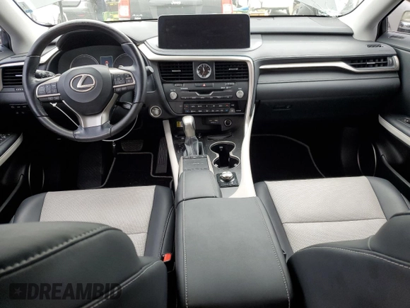 2022 Lexus RX 350 with VIN 2T2HZMAA4NC231760, listed as a Copart auction lot 52738675 with 27,186 mi miles and Salvage Title. Bid and sale history available at DreamBid. Image 8.