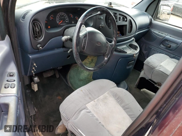 1999 Ford Econoline Cargo with VIN 1FDRE14W8XHA94374, listed as a Copart auction lot 84202274 with 121,869 mi miles and Clean Title. Bid and sale history available at carsss.com. Image 8.