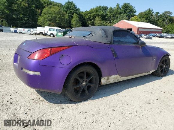 2004 Nissan 350Z Touring with VIN JN1AZ36A44M252461, listed as a Copart auction lot 71462124 with 180,649 mi miles and Clean Title. Bid and sale history available at DreamBid. Image 3.