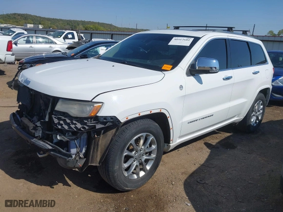 2014 Jeep Grand Cherokee Overland with VIN 1C4RJFCTXEC128443, listed as a IAAI auction lot 40512681 with 126,379 mi miles. Bid and sale history available at carsss.com. Image 18.