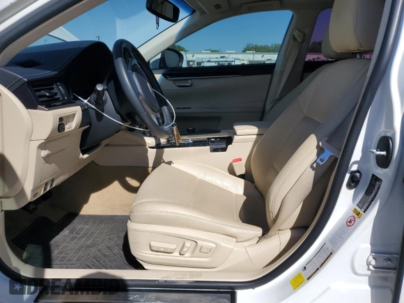 2015 Lexus ES with VIN JTHBK1GG3F2170604, listed as a Copart auction lot 53863655 with 55,686 mi miles and Salvage Title. Bid and sale history available at carsss.com. Image 7.