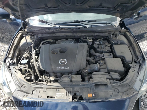 2016 Mazda 3 i Sport with VIN 3MZBM1U79GM318827, listed as a Copart auction lot 49442155 with 122,466 mi miles and Salvage Title. Bid and sale history available at DreamBid. Image 12.