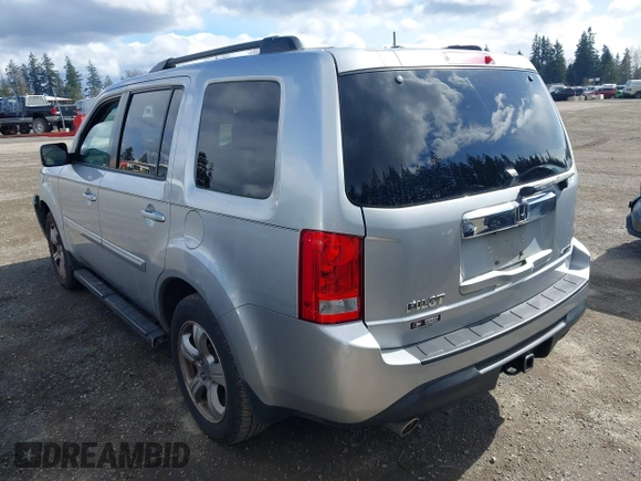 2013 Honda Pilot EX-L with VIN 5FNYF4H71DB041562, listed as a IAAI auction lot 41819184 with 136,014 mi miles and . Bid and sale history available at DreamBid. Image 3.