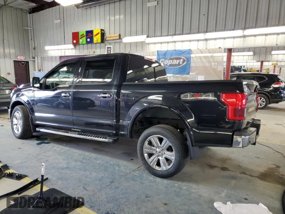 2019 Ford F-150 XL with VIN 1FTEW1E41KFC63619, listed as a Copart auction lot 55754145 with 44,697 mi miles and Salvage title. Bid and sale history available at DreamBid. Image 2.