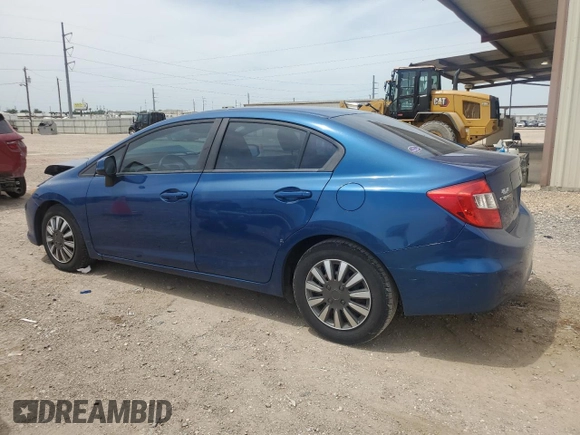 2012 Honda Civic LX с VIN 19XFB2F58CE034931, выставлен на аукционе Copart как лот 56919385 с пробегом 264 478 миль миль и Списание • Salvage title. История ставок и продаж доступна на DreamBid. Изображение 2.