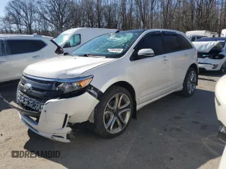 2013 Ford Edge Sport with VIN 2FMDK4AK5DBC83319, listed as a Copart auction lot 47864435 with 142,877 mi miles and Salvage Title. Bid and sale history available at carsss.com. Image 1.