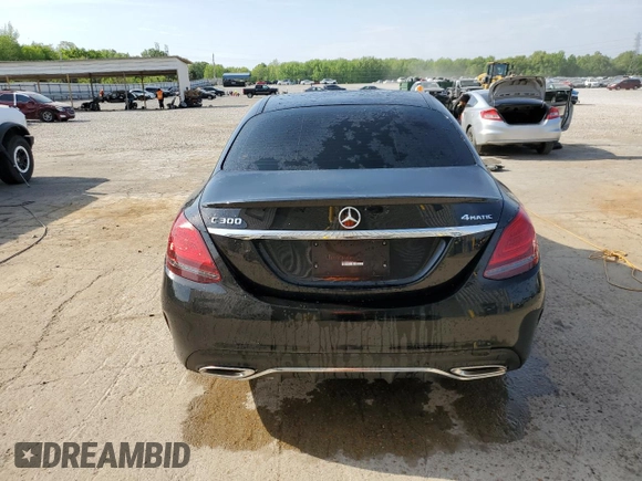2021 Mercedes-Benz C 300 with VIN W1KWF8EB3MR643449, listed as a Copart auction lot 53101365 with 38,631 mi miles and Salvage title. Bid and sale history available at DreamBid. Image 6.