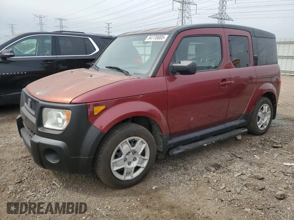 2007 Honda Element EX with VIN 5J6YH27747L003271, listed as a Copart auction lot 54778005 with 153,180 mi miles and Clean Title. Bid and sale history available at DreamBid. Image 1.
