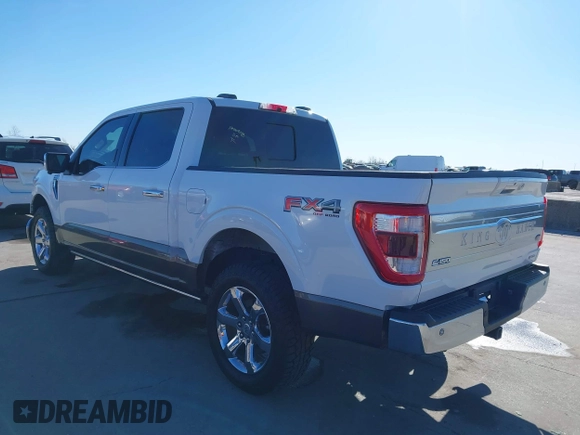 2022 Ford F-150 XL with VIN 1FTFW1E84NFA47288, listed as a IAAI auction lot 41731502 with 44,963 mi miles. Bid and sale history available at carsss.com. Image 3.