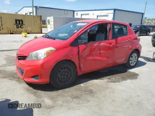 2014 Toyota Yaris L with VIN JTDKTUD31ED575249, listed as a Copart auction lot 65572635 with 139,481 mi miles and Salvage title. Bid and sale history available at DreamBid. Image 1.